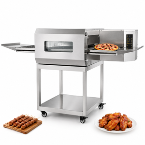 Four à pizza électrique à convoyeur continu <span class=keywords><strong>de</strong></span> 18 pouces, kit portable à <span class=keywords><strong>granulés</strong></span> <span class=keywords><strong>de</strong></span> <span class=keywords><strong>bois</strong></span>, modèle allemand, à vendre - Product Image 1