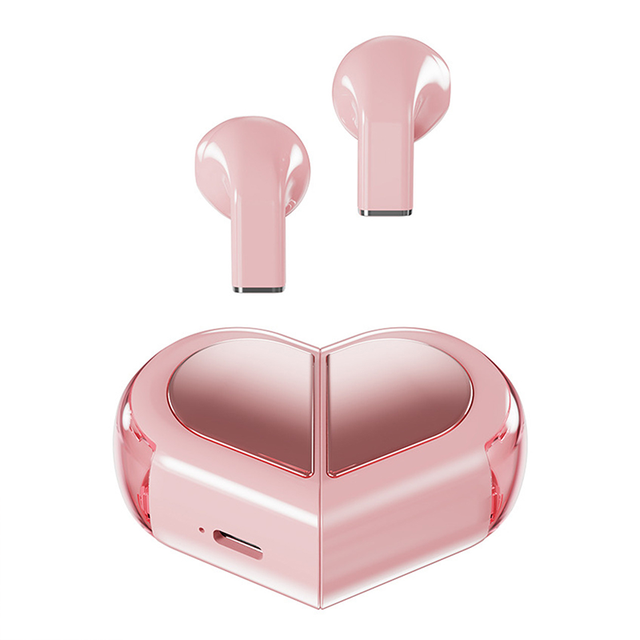 5.3 Wireless Earphone Earbuds in Ear Gaming Earphones Heart Shaped Earphones