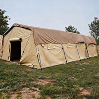 Tente médicale gonflable de grande taille à conception modulaire, déploiement rapide, abri d'urgence imperméable pour les interventions en cas de catastrophe