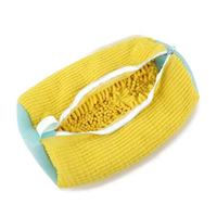 Nouveau sac de lavage de chaussures réutilisable, écologique, doux, jaune, avec fermeture éclair invisible et design en maille pour lave-linge/séchoir, maison/bureau/voyage