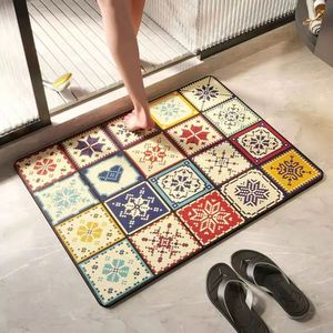 Diatom Mud Absorbent Non-Slip Quick-Drying Foot Pad Diatomite <b>Bath</b> Mat for Bathroom Entrance Doormat Floor Carpet - Product Image 2