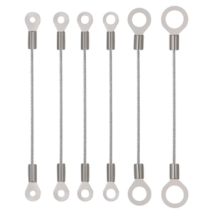 Câble de levage de sécurité en acier enduit haute résistance avec œillets sertis pour la rigging industriel - Product Image 3
