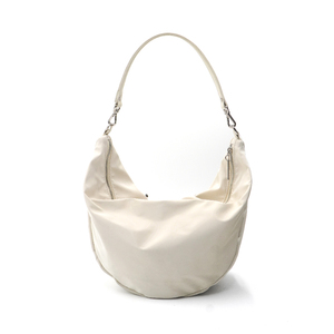 Generous Women's Storage Tote In Glossy Ivory With Detachable <b>Shoulder</b> <b>Straps</b> And A Handy Inner Lining Pocket - Product Image 4