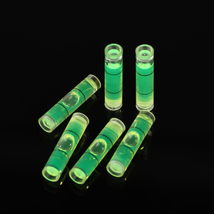 Nivel de burbuja cilíndrico DIY de 8x35 mm para alineación y equilibrio de precisión, tamaño pequeño, relleno de líquido verde - Product Image 2