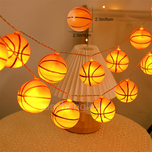 Basketball <strong>Football</strong> Rugby Baseball Soccer Ball <strong>Football</strong> Led Wooden Heart String <strong>Lights</strong> for Wedding Party Christmas Decoration - Product Image 5