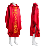 Vente chaude Adulte Moyen-Orient Arabe Chrétien Catholique Clergé Robes Cape Écologique Personnalisé Halloween Vêtements Costume