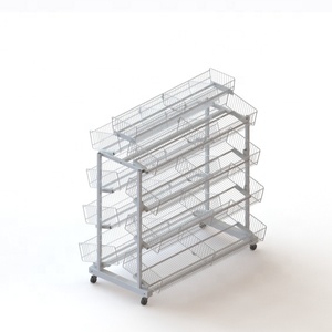 SPS23916 ซูเปอร์มาร์เก็ตหลายชั้นวาง,ชั้นวางขนม,ชั้นวางผลไม้,ชั้นวางของชํา,ชั้นวางจอแสดงผลเล่น - Product Image 6