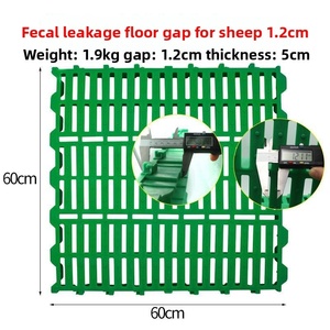 Plancher <span class=keywords><strong>à</strong></span> lattes en plastique robuste pour chèvres et moutons, planche anti-fuite, <span class=keywords><strong>filet</strong></span> de drainage de fumier pour enclos <span class=keywords><strong>à</strong></span> porcs, équipement d'élevage agricole - Product Image 3