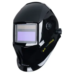 2021 neues Produkt echte Farbe glänzend schwarz Schweiß helm maske