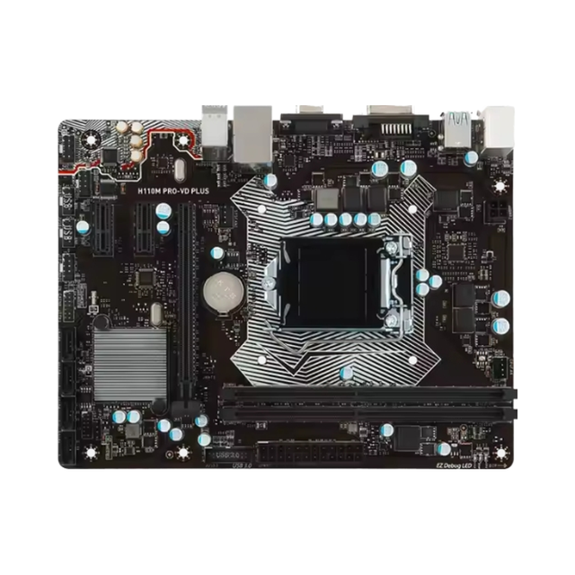 For MSI Intel H110M PRO VD DDR4 LGA1151 M ATX Motherboard Dual Channel Desktop Gaming Integrated Graphics SATA Hard Drive