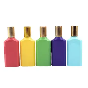 MUB Wholesale 100ml Black Perfume Bottle In Stock Bright perfume glass bottle