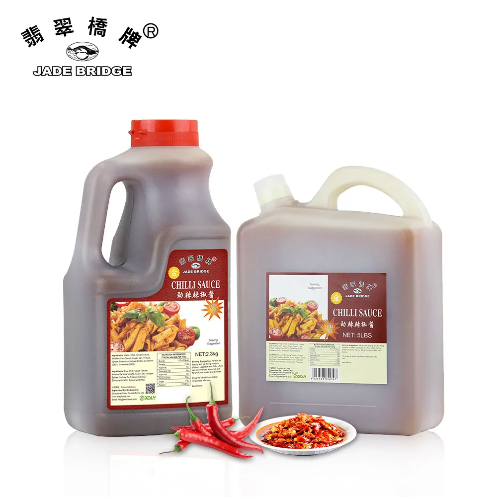 Oem Haccp-aperitivos a granel para inmersión, salsa de ají china, 500g, salsa de Chili dulce brillante de estilo tailandés