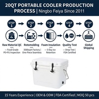 Glacière isotherme 20QT pour la chasse, le camping, la pêche et les voyages en plein air, pour la vente en gros et en vrac