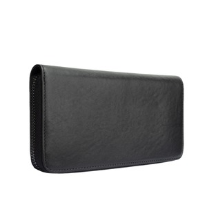 Japanese Style Genuine Leather <b>Long</b> <b>Wallet</b> Black Large Capacity Multiple Card Slots Rfid Protection Unisex Clutch Bag - Product Image 3