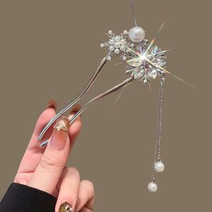 Nuevo Pasador de Pelo Metálico Personalizado Estilo Punk, Pinza de Pelo con Flor Roja de Lujo Chino, Herramienta de Diseño de Peinados, Accesorios para Mujer, Regalos - Product Image 3