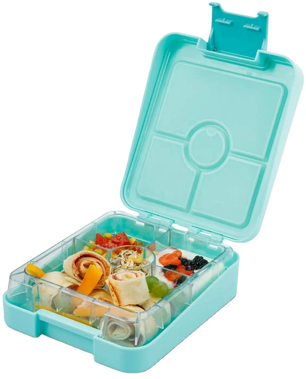 Aohea Girls and Boys Snack Box Kinder freundliches Schloss mit Klick verschluss Kindergarten ausflüge Bento Lunch Box