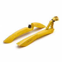 Garde-boue de vélo Sunnywheel à design élargi, à dégagement rapide, réglable sans outil, pour VTT/ATB, taille de roue 26"-29", 2.25", pour la conduite sur sentier de montagne