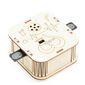 Voiture de course télécommandée en bois, kit de bricolage STEM, modèle A-10A, sans batterie, jouet éducatif pour enfants - Product Image 4