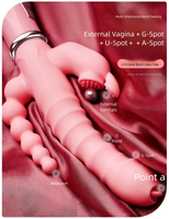 3-in-1 Automatischer Stoßvibrator G-Punkt Klitoris-Stimulator Freihändige Massage-Produkte Sexspielzeug