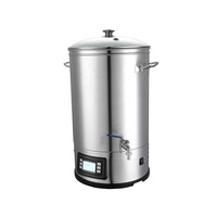 35/65L Bonne norme en acier inoxydable 304 Nouveau design Urne à eau chaude électrique à double couche avec affichage de la température