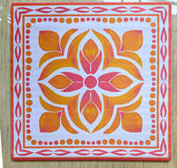 Tapis de Mahjong Mandala Floral Orange Personnalisé, Tapis en Caoutchouc Antidérapant Inodore pour Cartes de Poker, Housse de Table, Expédition Rapide