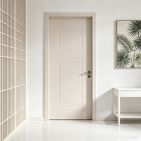 Puerta de Madera Sólida para Dormitorio de Hotel, Aislamiento Acústico, Resistente a la Humedad, Diseño Minimalista, Superficie Acabada, Uso Interior