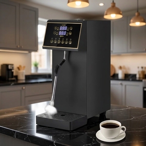 Montalatte e Vaporizzatore Elettrico Commerciale in Acciaio Inox <span class=keywords><strong>Nero</strong></span> da 6L, 2500W 220-240V, Scaldalatte per Caffetterie - Product Image 6