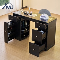 Table de manucure professionnelle avec aspirateur de poussière pour salon de maquillage et onglerie à vendre
