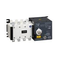Interrupteur isolateur ATS automatique de transfert de 150 ampères, 3 phases, 3 pôles, 4 pôles, prix d'usine OEM de la célèbre marque chinoise YUYE