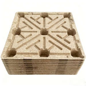 Palette en <span class=keywords><strong>bois</strong></span> pressé standard européenne 1200x800mm - Double pont pour le stockage et l'expédition - Product Image 1