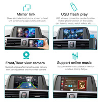 Interface Autoabc Sans Fil CarPlay Android Auto pour BMW CCC Séries 1/3/5/7 E60 E63 E90 X5 X6 E70 E72 E81 2003-2009