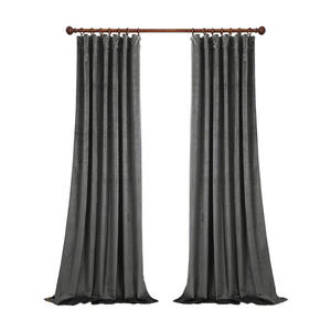 Tissu d'intérieur occultant et épais, cm, décor de maison, maison de ferme, <span class=keywords><strong>rideau</strong></span> de fenêtre coupé, gris et noir, de luxe, pour le salon, l'hôtel - Product Image 6