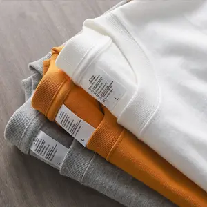 High Quality stock 100% Cotton Blank T-shirts Wholesale Heavyweight Oversized Tshirt Printing Custom Men's T Shirt