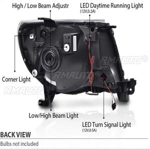 Para Toyota Tacoma 2005-2011, Faros Antiniebla, Luces de Circulación Diurna, Faros Antiniebla Impermeables, Modificación del Conjunto de Faros Delanteros 81150-04173 - Product Image 6