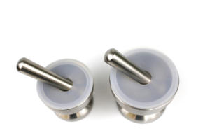 مطحنة التوابل مزدوجة الصلبة طاحونة من الفولاذ المقاوم للصدأ هاون ومدقة المطبخ الثوم Pugging وعاء الصيدلية السلطانية - Product Image 6