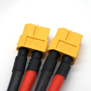 Uthai XT60 câble d'alimentation de batterie, connecteur femelle mâle, câble de batterie en Silicone, grand courant, harnais électrique