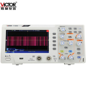 Osciloscopio Digital Victor 1100S de 100MHz de Doble Canal con Pantalla a Color y Almacenamiento - Product Image 1