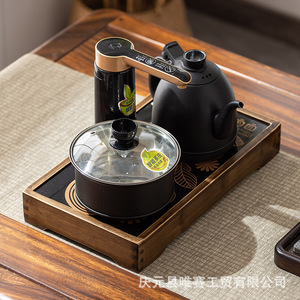 <b>Bamboo</b> Desktop Water Boiler Frame Modern Minimalist Tea Rack Small Tea <b>Table</b> Multi Function Living Room Furniture - Product Image 1