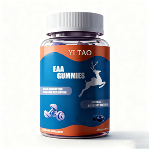 Gomitas de Aminoácidos Esenciales OEM/ODM con Aminoácidos de Cadena Ramificada, Suplemento Pre-Entrenamiento para Mejorar la Resistencia Muscular - Product Image 1