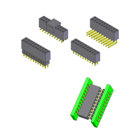 Connecteur PCB haute performance DuPont 2.0/2.54mm à double angle droit SMT, modèle PY2.0/2.54-1/2xNA/AT/AW en laiton/or/étain