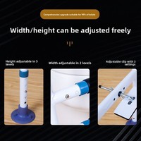 Barre d'appui de toilette pour personnes âgées, réglable en largeur et en hauteur, capacité 150 kg, installation sans perçage, conception à ventouse pour une aide à la mobilité