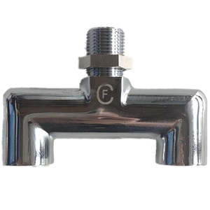 Raccord en T en cuivre pour accessoires d'installation de manomètre de chaudière - Product Image 1