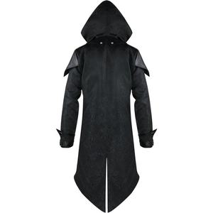 Chaqueta con Capucha Medieval para Hombre, Estilo Streetwear, Disfraz de Edward de Assassin's <span class=keywords><strong>Creed</strong></span>, Disfraz de Halloween, Cosplay de Asesino BX, Poliéster - Product Image 3