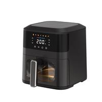 Friteuse à air intelligente personnalisée avec écran tactile couleur, four de cuisson, affichage LCD, certifiée CE ETL GS