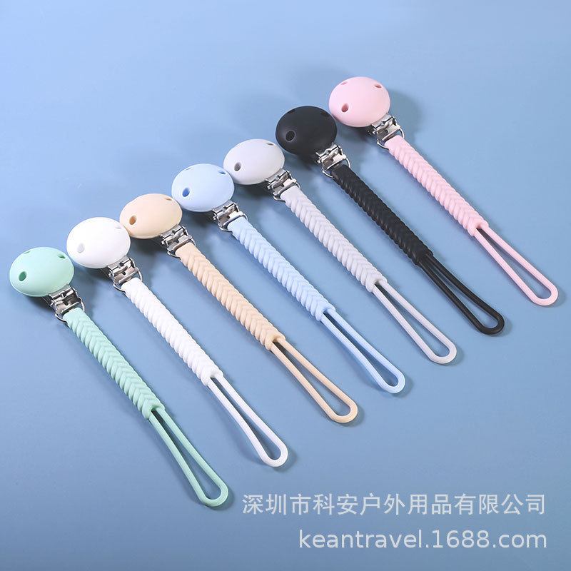 Clip enduit à trois trous - chaîne confort tressée