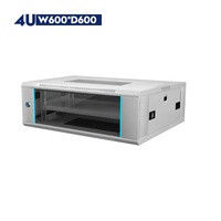 Armoire de serveur murale 4U 19 pouces pour surveillance de sécurité, avec conduit de câbles intégré, pour centre de données CCTV SYNSTRO Stock