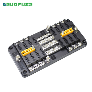 Circuit automobile de véhicule Fusibles de contrôle automobile <span class=keywords><strong>12V</strong></span> 24V Porta Fuse 8 Way Auto Fuse Box Block - Product Image 4