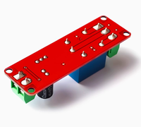 Modul Saklar Timer NE555 DC 12V dengan Relay Tunda, Dapat Diatur 0~10 Detik