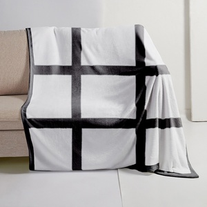 Couverture tricotée Raschel personnalisée avec impression photo DIY par presse à chaud, 20 15 9 6 panneaux, pour la <span class=keywords><strong>famille</strong></span>, avec pompons - Product Image 4