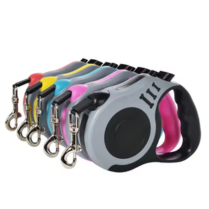 Laisse pour chien en nylon souple, réglable, mains libres, pour l'entraînement, couleur unie, durable, style moderne et tendance, toutes saisons - Product Image 1